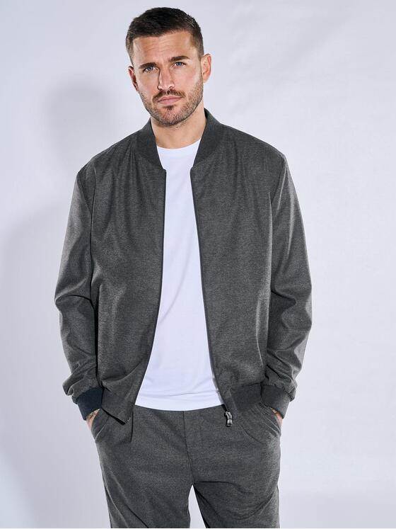 emilio adani Herren Anzugsakko regular Grau 37656