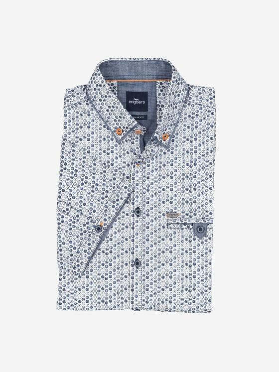 engbers Herren Hemd kurzarm Blau 37810