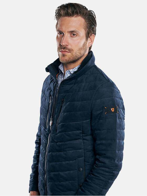 emilio adani Herren Modische Jacke mit schlanker Passform Blau 30358