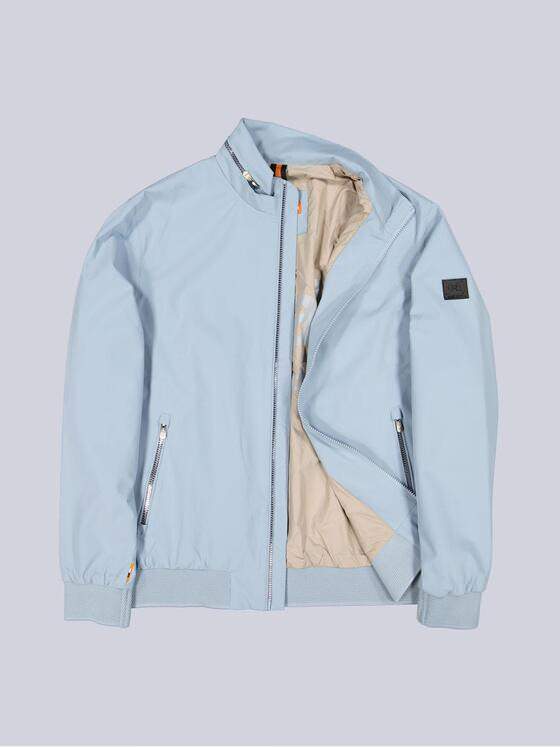 emilio adani Herren Wasserabweisende Blousonjacke Hellblau 40233