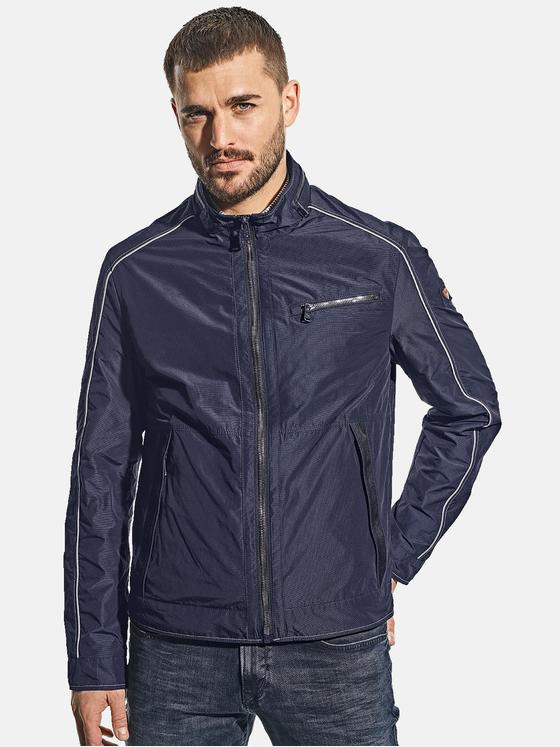 emilio adani Herren Strukturblouson Blau 31044