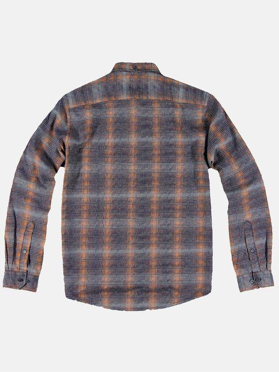 engbers Herren Langarm-Hemd kariert Dunkelorange 32268