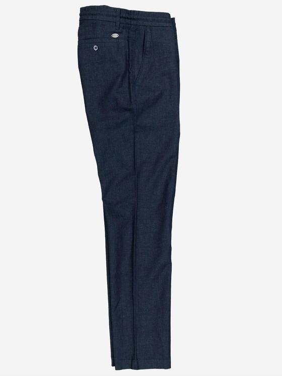 engbers Herren Chino mit Leinenanteil Blau 37039