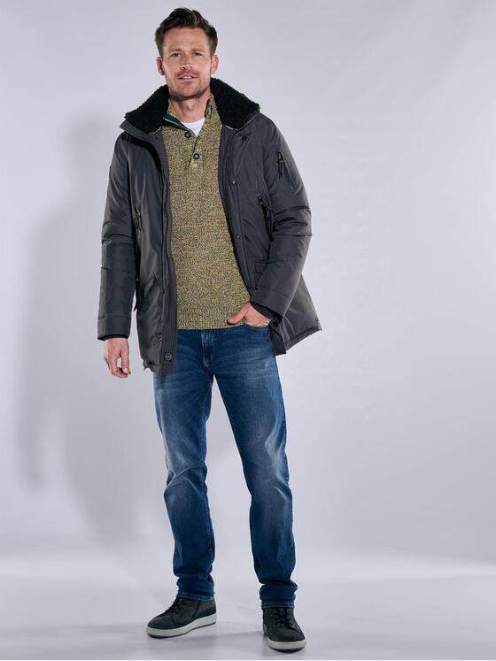 engbers Herren Funktionsjacke mit abnehmbarer Kapuze Schwarz 37450