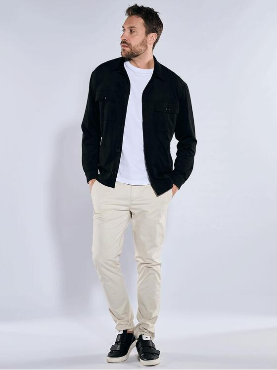 emilio adani Herren Blouson-Jacke regular Schwarz 36380