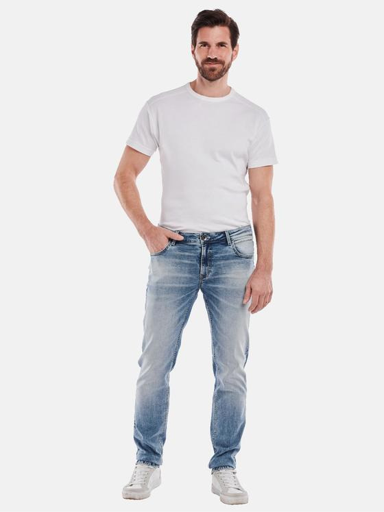 engbers Herren Super-Stretch-Jeans slim fit Blau 34923