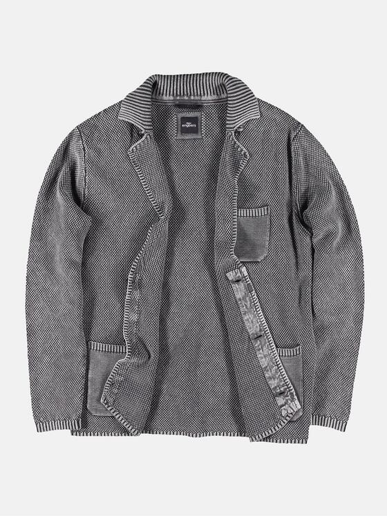 engbers Herren Sportives Stricksakko Granitgrau 30438