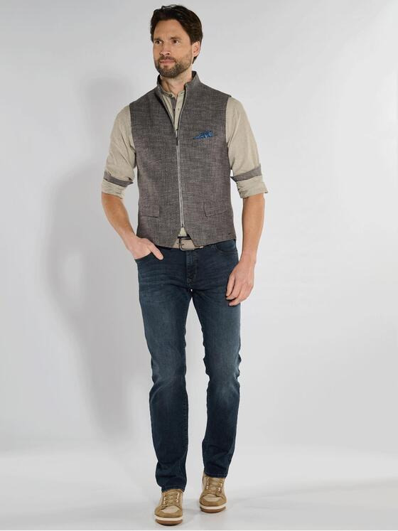 engbers Herren Sakko-Weste regular Braun 36491
