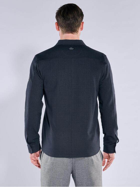 engbers Herren Overshirt mit Reißverschluss Saphirblau 39961