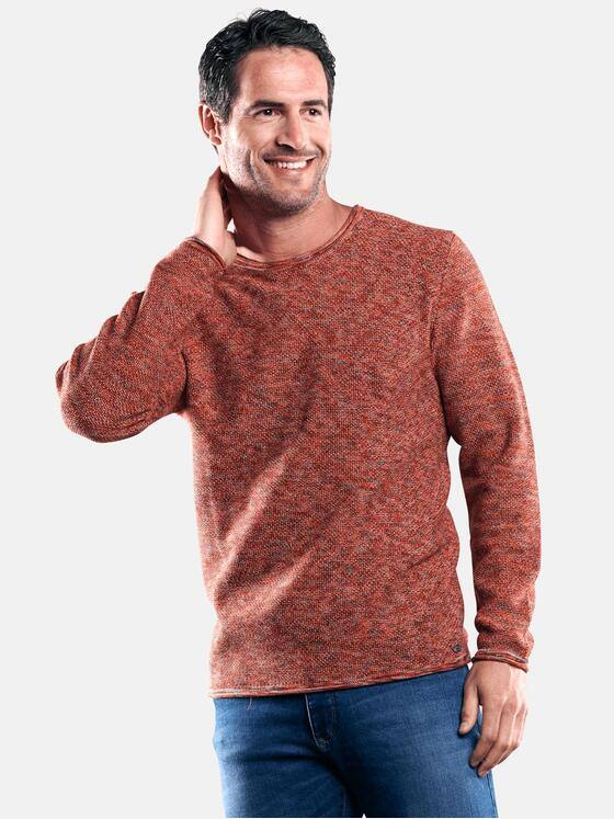 engbers Herren Softer Baumwollpullover Gelborange 29290