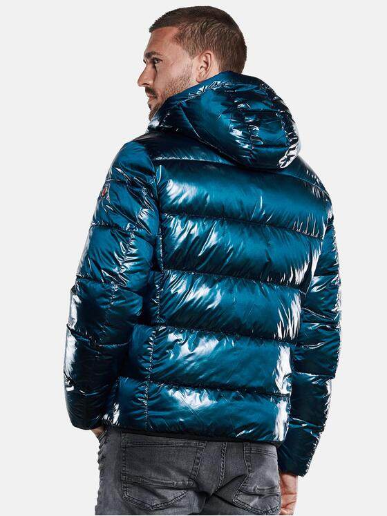 emilio adani Herren Jacke mit Steppung Blau 33522