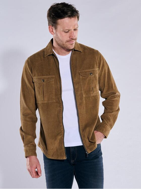 engbers Herren Overshirt uni Braun 37573