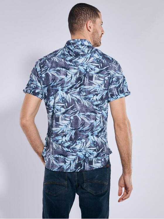engbers Herren Kurzarm-Hemd slim fit Brilliantblau 37156
