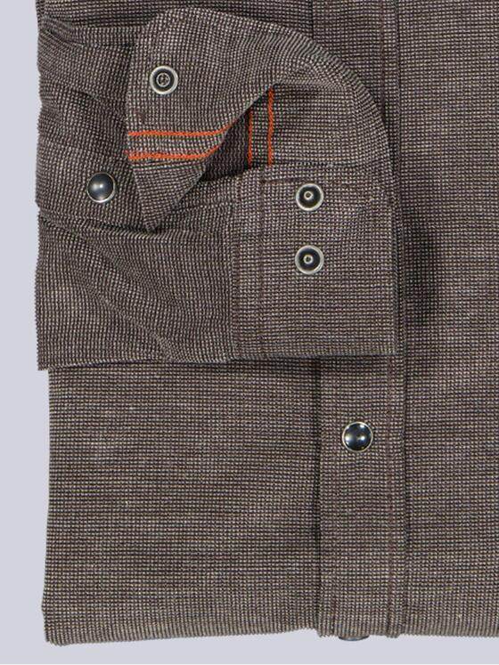 engbers Herren Cordhemd Grau 39444