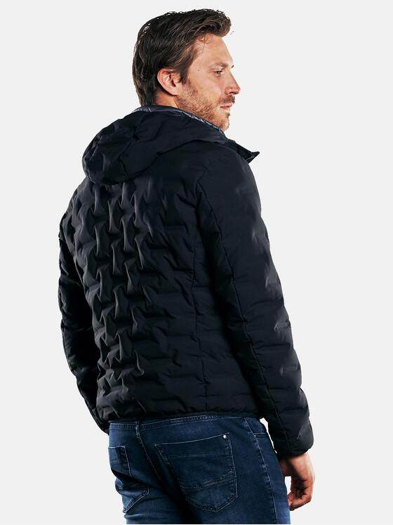 emilio adani Herren Outdoor Jacke mit getapter Oberfläche Schwarz 30156