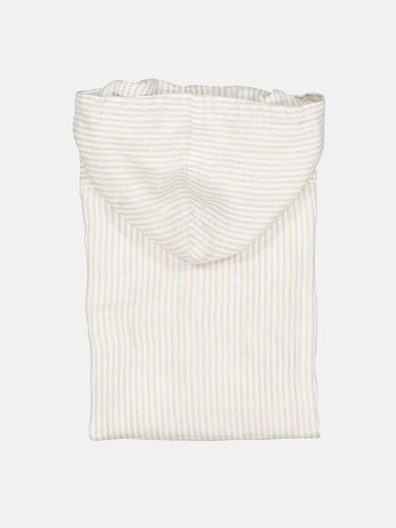 emilio adani Herren Langarm-Hemd gemustert Beige 35038