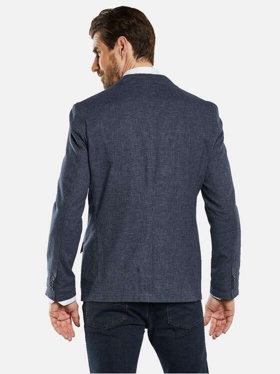 engbers Herren Freizeit-Sakko mit Leinenanteil Blau 34497