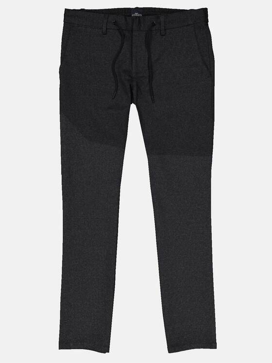 engbers Herren Chino mit Tunnelzug Granitgrau 33624
