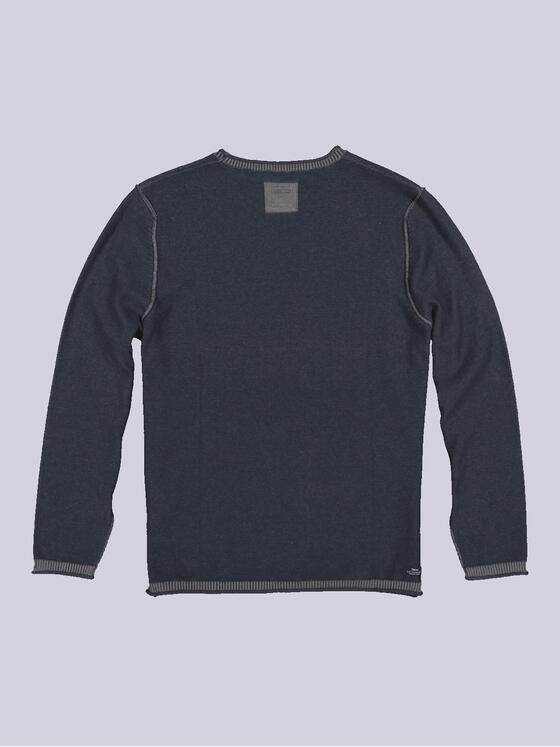 engbers Herren Pullover uni Blau 35480