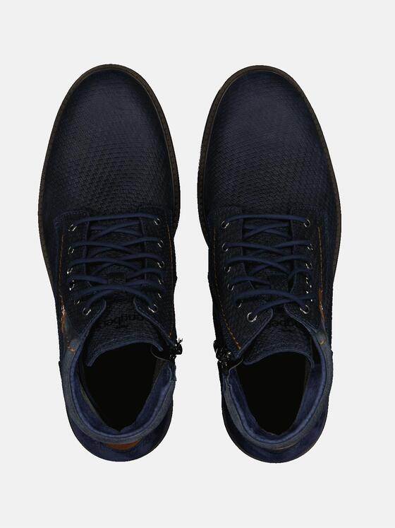 engbers Herren Boots mit wasserdichter Membran Blau 31949