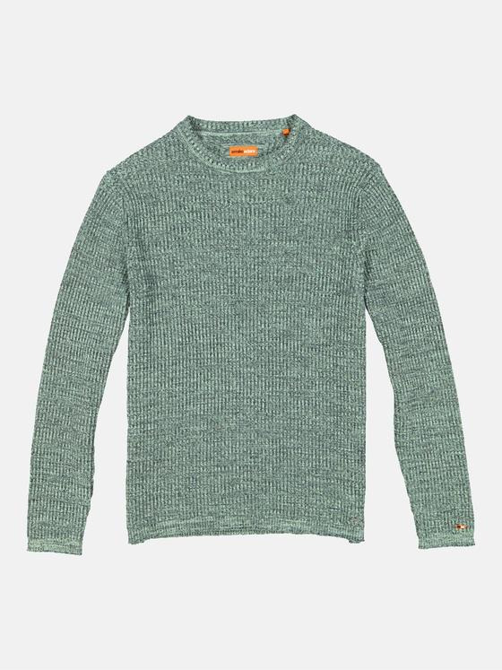 emilio adani Herren Pullover strukturiert Grün 34122