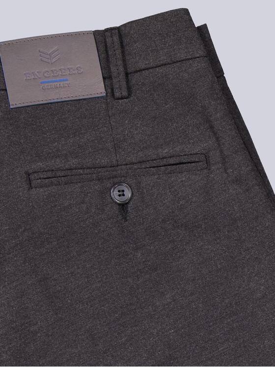 ENGBERS GERMANY Herren Hose in innovativer Wolloptik Dunkelgrau 39621