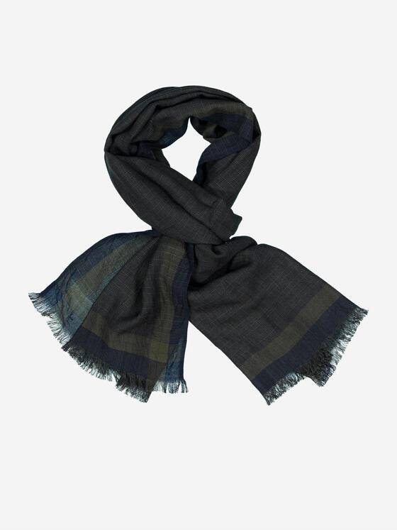 engbers Herren Schal gemustert Dunkelgruen 37922