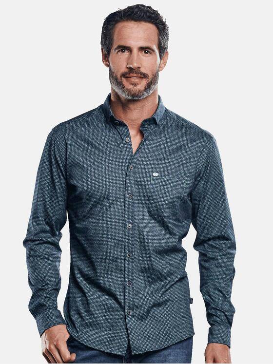 engbers Herren Hochelastisches Jerseyhemd Dunkelgruen 30910
