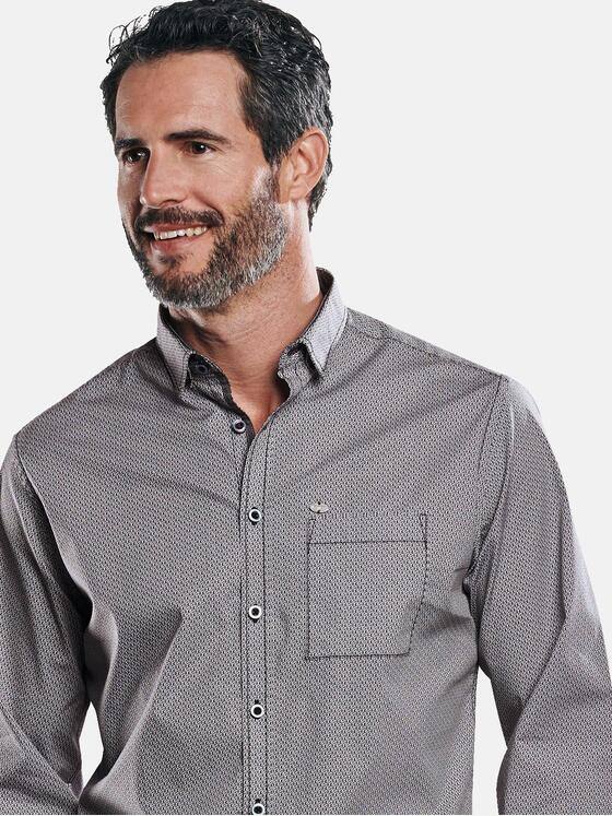 engbers Herren Hemd langarm Schwarz 30967