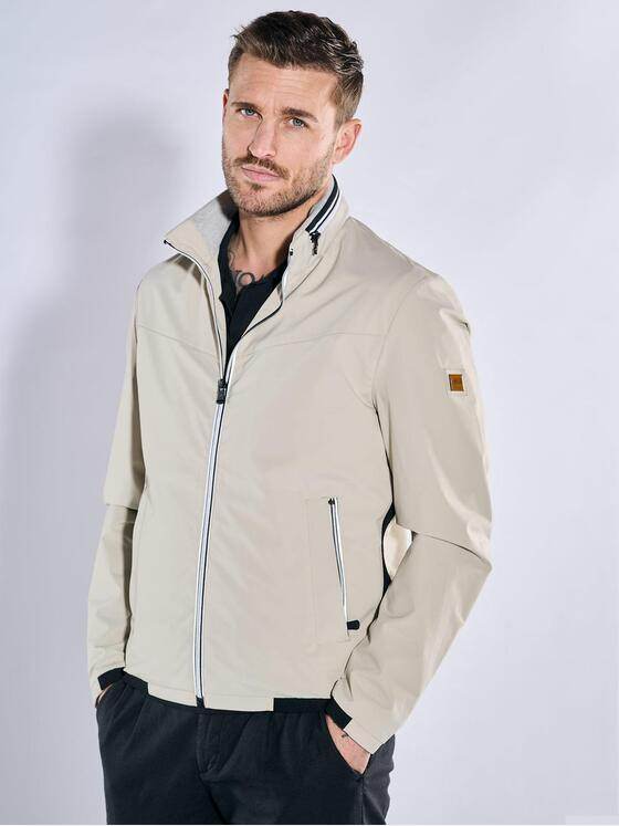 emilio adani Herren Jacke mit Funktionsdetails Weiß 38413