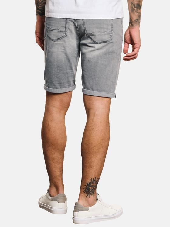 emilio adani Herren Denim-Bermuda Grau 33181