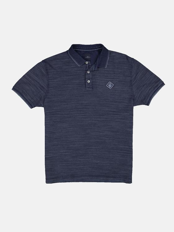 engbers Herren Polo-Shirt gemustert Blau 36187