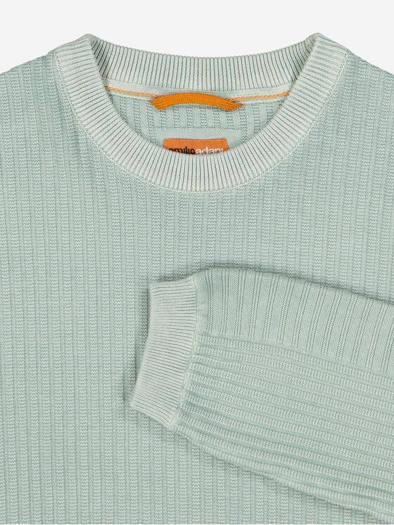 emilio adani Herren Pullover strukturiert Türkis 38132