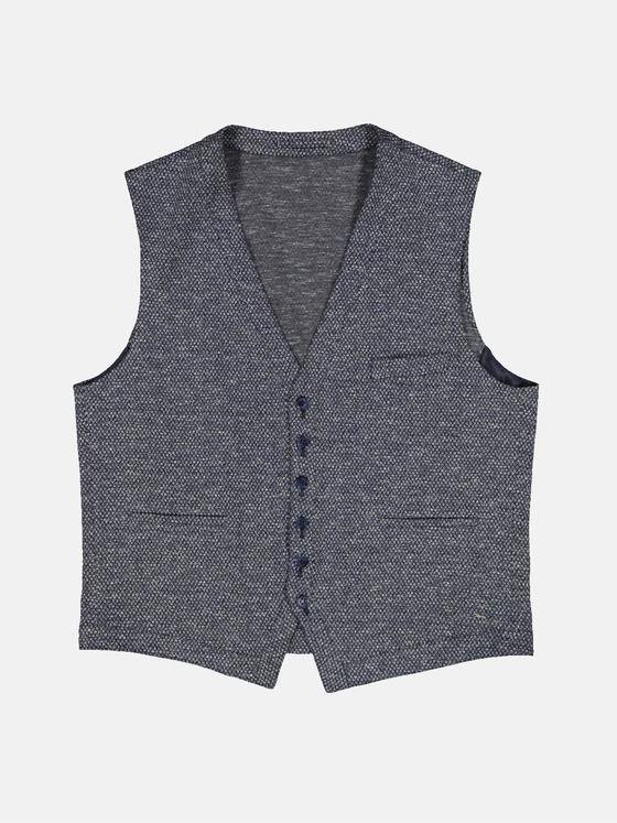 engbers Herren Sakko-Weste regular Blau 34077