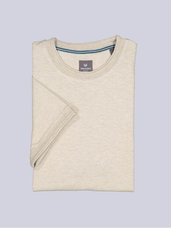 ENGBERS GERMANY Herren T-Shirt Baumwoll-Hightechmaterial Beige 38570
