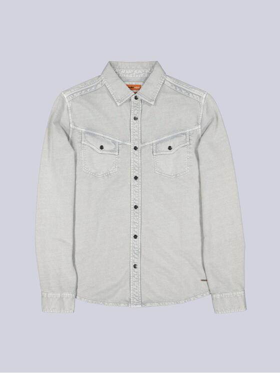 emilio adani Herren Poloshirt langarm Silbergrau 39903