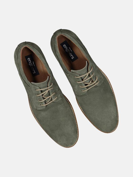 engbers Herren Halbschuh aus Leder Grün 36707