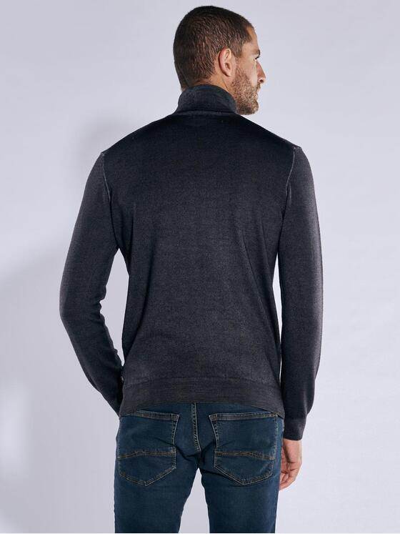 engbers Herren Pullover mit Rollkragen Schwarz 37802