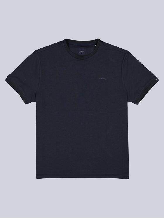 engbers Herren T-Shirt uni Saphirblau 38643