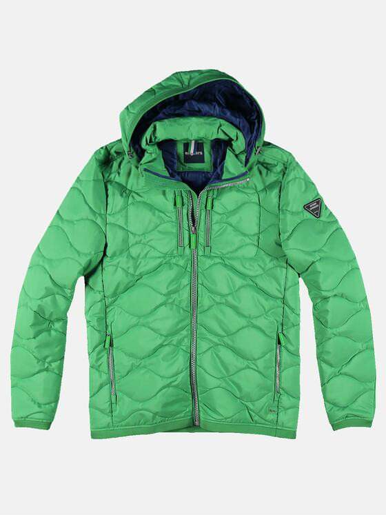 engbers Herren Auffällig gefärbte Steppjacke Grasgruen 30167