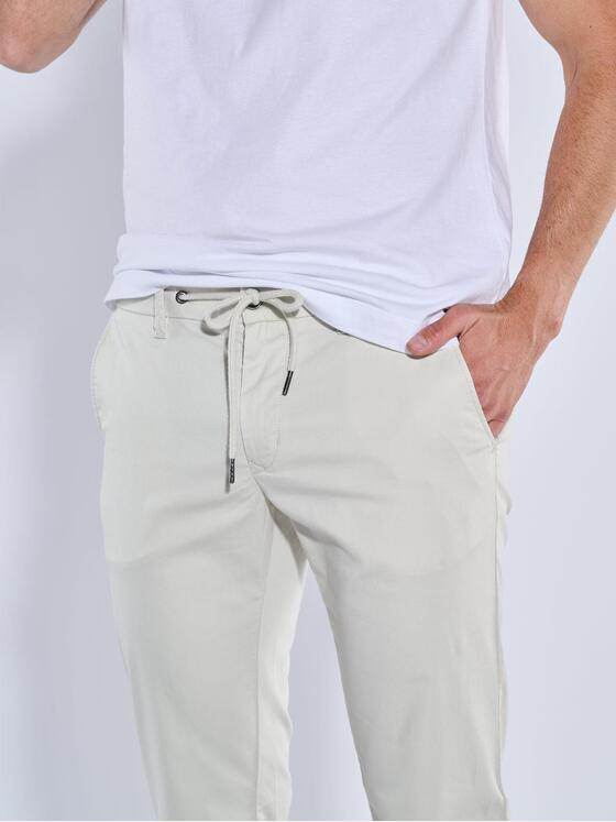 emilio adani Herren Chino slim fit Weiß 39094