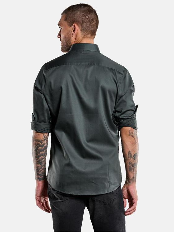 emilio adani Herren Langarm-Hemd "My Favorite" Grün 36203