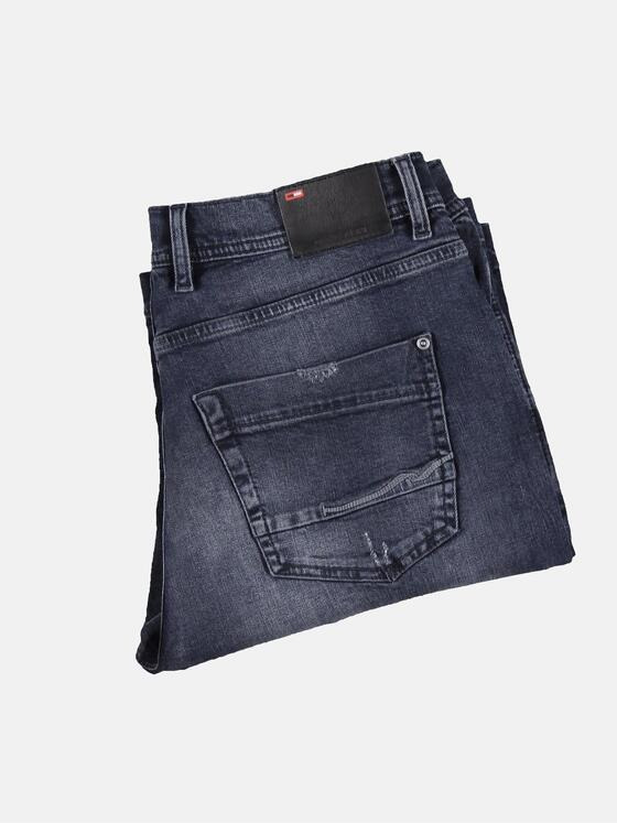 emilio adani Herren Hochelastische Bermuda mit authentischer Waschung Blau 29861