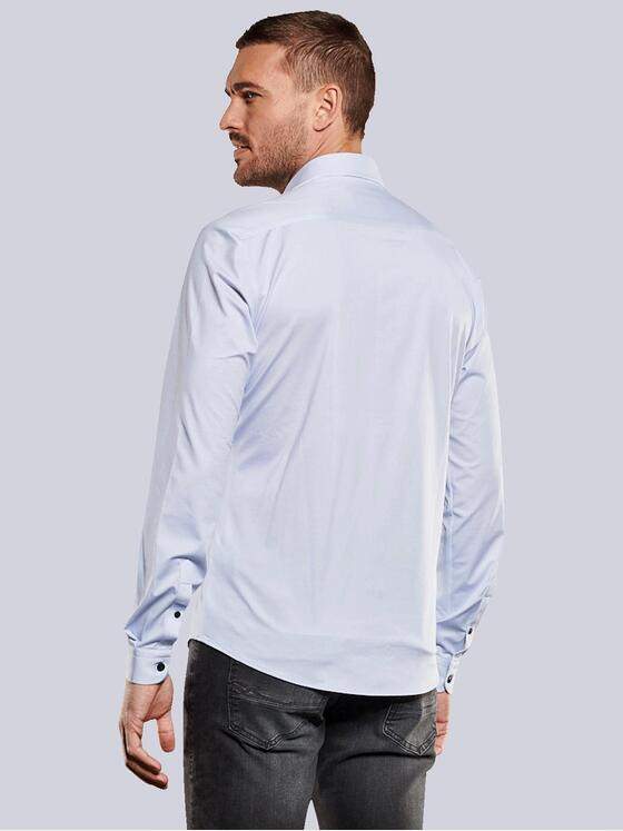 emilio adani Herren Funktionshemd langarm Blau 35111