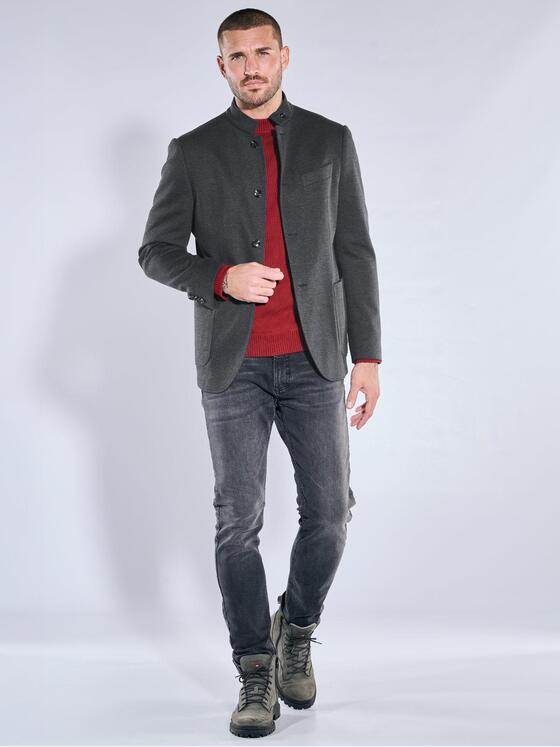emilio adani Herren Freizeit-Sakko slim fit Anthrazit 39897