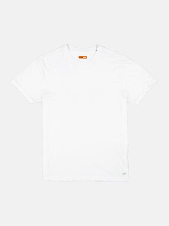 emilio adani Herren T-Shirt uni Weiß 34549