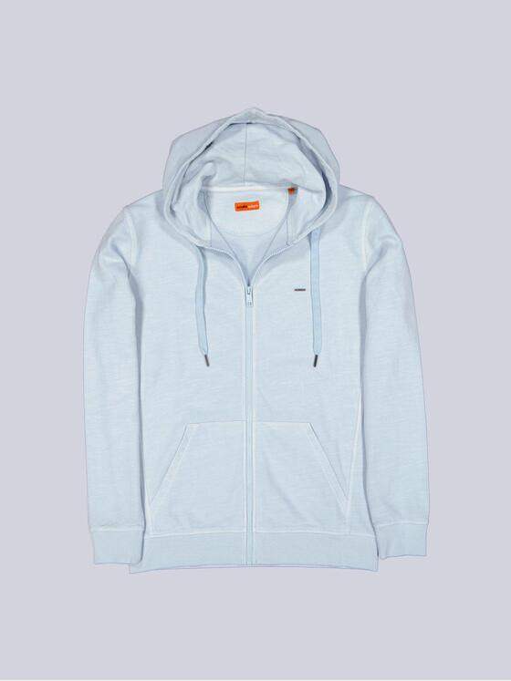 emilio adani Herren Sweatjacke Kapuze Hellblau 40531