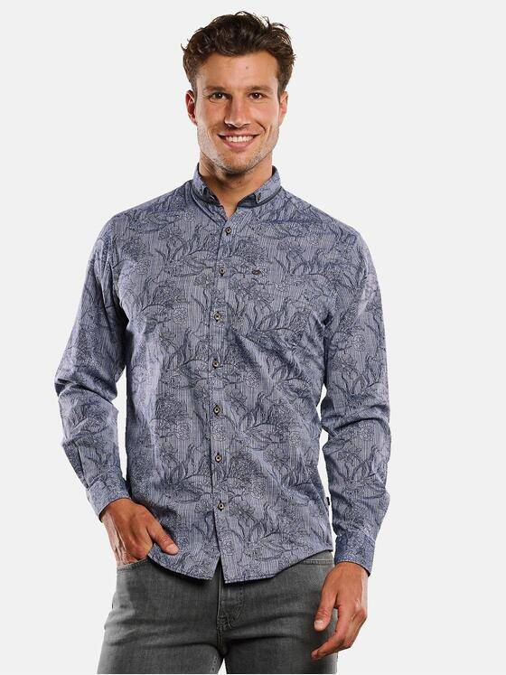 engbers Herren Hemd langarm Marineblau 33642