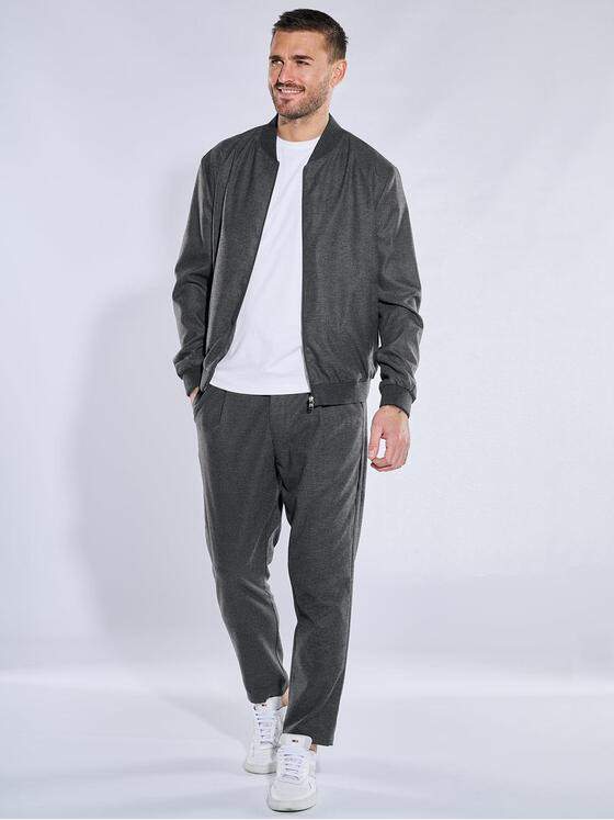 emilio adani Herren Anzugsakko regular Grau 37656
