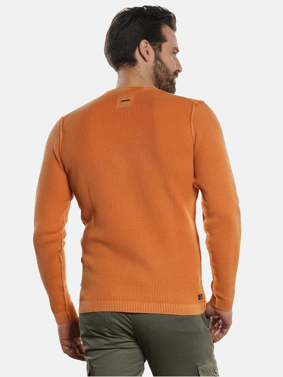 engbers Herren Pullover Rundhals Orange 32695